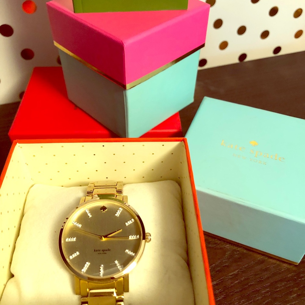 Kate Spade Gold Watch.  Lightly loved